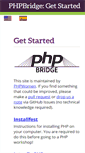 Mobile Screenshot of phpbridge.org